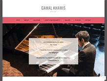 Tablet Screenshot of gamalkhamis.com